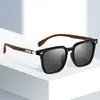 Gafas de Sol Cuadradas Estilo Urbano para Hombre, Hip-Hop Modernas Polarizadas Protección Solar, Protección UV, Marco Grande de Alta Definición, Modernas y Versátiles