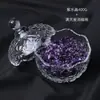 Difusor de piedra de cristal natural piedra en bruto decoración del hogar frasco de almacenamiento aromaterapia piedra mineral de cristal sal de vinagre de rosa piedra triturada