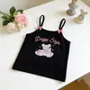 Ropa Infantil Coreana 2026 Verano Nuevo Estilo Coreano Niñas Pequeñas y Bebés Color Caramelo Dibujos Animados Linda Dulce Tirantes