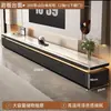 Mueble de TV de doble capa de madera maciza para sala de estar, nuevo modelo 2026, combinación moderna y simple de mesa de café y mueble de TV para apartamento pequeño