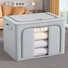 Caixa de Armazenamento de Roupas Grande Capacidade Guarda-Roupa Roupas Colcha Caixa de Armazenamento Doméstica Tecido Dobrável Caixa de Armazenamento Artefato