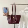 Bolso de mano informal estilo coreano de cuero suave para el trabajo, bolso de hombro versátil de color liso para la oficina, bolso grande de mujer para el trabajo