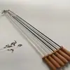 Suministros para Mascotas Juguetes para Gatos en Stock Palo para Molestar Gatos Telescópico de Dos Secciones Mango de Madera