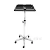 Carrito de Herramientas de Peluquería, Soporte Temporizado para Teñido de Cabello, Portacremas para Tratamiento Capilar, Bandeja para Permanente y Extensiones de Cabello, Carrito con Recipientes para Teñido de Salón de Belleza
