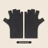[Procesamiento y Personalización] Guantes de Seda de Invierno de Dedos Completos y Medio Dedo para Mujer con Dedos Expuestos para Estudiantes para Mantener el Calor con Pantalla Táctil