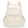Mochila de Cor Sólida, Leve, Simples, Grande Capacidade, Sensação de Luxo, Casual, Unissex, Mochila de Viagem da Moda