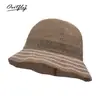 Nuevo Sombrero de Paja Qingfang para Mujer con Corte Transpirable Sombrero de Pescador de Paja Sombrero de Sol para Playa y Viajes Primavera y Verano Sombrero de Sol