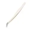 Pestañas Postizas, Pinzas para Pestañas, Pinzas Doradas con Forma de Pluma, Herramientas de Belleza Profesionales para Técnicos de Pestañas, Set de Pinzas para Pestañas, Pinzas Doradas con Forma de Pluma