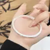 Pulsera Cuadrada Tradicional de Plata Pura para Mujer, Brazalete Cuadrado de Plata de Ley 9999, Sencillo y Único con un Toque de Lujo, Regalo para Novia
