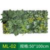 Pared de Plantas de Simulación Transfronteriza Planta Verde Decoración Floral Fondo Césped de Plástico Exterior Fabricante Mayorista Césped Hierba Milán