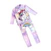 Verão 2025 Novo Roupa de Banho Infantil Calças de Manga Longa Proteção Solar Roupa de Banho para Meninas Desenho Animado Meninas
