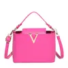 Bolso Cruzado de Moda Transfronterizo para Mujer, Bolso de Alta Gama para Mujer de Verano, Bolso de Cuero Granulado para el Trabajo, Bolso de Hombro Moderno y Versátil