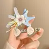 Pinza para el pelo transparente y delicada con forma de pez para niñas, pinza lateral de estilo coreano de alta gama para flequillo y cabello suelto, accesorio para el pelo tipo Bb Clip al por mayor