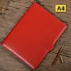 Cuaderno de Negocios A5 con Tapa de Cuero, Cuaderno Desmontable de Hojas Sueltas con Anillas, Cuaderno de Actas de Reuniones, Bloc de Notas de Oficina para Estudiar