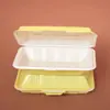 Caja Desechable para Comida Rápida Cuatro Compartimentos Unidos Cinco Compartimentos Caja para Alimentos Roja, Negra, Amarilla y Blanca Empaque Transparente para Llevar Tres-Seis Compartimentos
