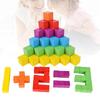 Bloques de Madera de Pino en Stock Materiales Creativos para Modelos DIY Infantiles Bloques de Construcción Cuadrados de Madera Maciza