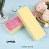 Tecido não tecido espessado, pano para depilação facial e corporal, cera depilatória, papel depilatório, pano depilatório, 100 peças, cera depilatória