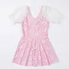 Nuevo traje de baño de una pieza para niñas, traje de baño infantil estilo coreano, atuendo para aguas termales de bebé niña, traje de baño de una pieza
