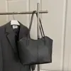 Bolsa Grande Capacidade Retrô Feminina Outono 2025 Nova Moda Cor Contrastante Ombro Axila Bolsa de Mão Casual para o Trabalho