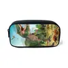 Estuche de Dinosaurios para Niños Estudiantes de Primaria y Secundaria Estuche de Gran Capacidad Papelería Bolsa de Almacenamiento Simple Estuche de Papelería para Grado 1-6