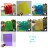 Celofán de color lámina de plástico transparente jardín de infantes niños hecho a mano duro DIY película transparente papel plástico película de PVC