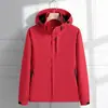 Chaqueta Exterior Shell Hombre Abrigo Delgado Mujer Chaqueta Superior Capa Única con Capucha Cortavientos Impermeable Ropa de Montañismo Logo Personalizado