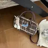Bolso de mano de moda retro a cuadros transfronterizo 2026 para mujer, bolso de hombro casual y simple, bolso de axila, bolso tote y bolso cruzado
