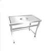 Mesa de sobras, carrinho de coleta de lixo, mesa de sujar, lixo de cozinha, aço inoxidável, cantina simples, carrinho de restos de comida, carrinho de reciclagem, fabricante