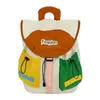 Mochila Dopamina para Caminhada, Mochila Fofa Color Block para Meninos e Meninas, Nova Bolsa Infantil Versátil e Leve para Viagem