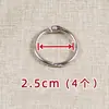 Suporte de Mesa para Calendário DIY com Base Triangular, Encadernador de Argola de Ferro Destacável, Suporte de Calendário Feito à Mão, Suporte de Papel para Virar Páginas
