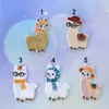 Parches Bordados con Bordado por Computadora, Exquisitos Diseños de Animales, Alpaca y Criaturas Míticas, Bordes Quemados a Mano, Parches Decorativos para Ropa