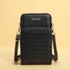 2022 novo saco de sentido high-end atacado moda simples tecido padrão bolsa de ombro slung ladies bolsa de telefone móvel