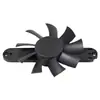 8015 Ventilador de Resfriamento à Prova d'Água Ip65 12V Ventilador com Suporte Plano Ventilador de Resfriamento DC Industrial Fabricante Customização