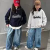 Sudadera de chica estilo coreano, estilo universitario, con cuello polo, nueva tendencia 2026, camisa básica casual de otoño para niños mayores
