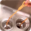 Herramienta Manual para Desatascar Tuberías de Fregadero de Cocina y Baño, Limpiador de Cabello para Desagües