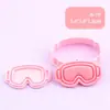 Óculos de snowboard série ski padrão de desenho animado 3D botas de ski forma de biscoito impressão de simulação DIY criativa