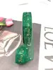 Cinta de Organza de Borde Delgado de 2.5 cm con Lámina Dorada en Stock, Cinta para Empaque Navideño de Cajas de Regalo con Lámina Dorada, Venta Directa de Fábrica