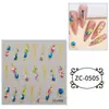 Pegatinas Creativas de Dibujos Animados Transfronterizos Lindas 5D Estéreo Gelatina Pegamento Suave Pegatinas de Relieve Pegatinas para Cuaderno de Graffiti DIY Autoadhesivas