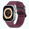 Adecuado para Correa Apple iWatch 42/44/45/49 Correa Marina de Doble Hebilla Pulsera de Silicona Fabricante Mayorista