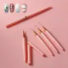 Amazon explosões caneta puxa unhas rosa em estoque loja de unhas especial caneta para unhas terno atacado ultrafina 25mm