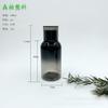 Botella Redonda Negra Degradada de 100 ml, Botella de Hidrosol de 200 ml, Botella Redonda para Tónico con Tapa Combinada de Doble Capa, Botella para Aceites Esenciales