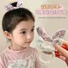 Laço de Orelha de Coelho Infantil Elástico de Cabelo para Rabo de Cavalo Alto Acessórios de Cabelo Fofos para Meninas