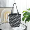 Estilo coreano Ins Tote Bag Bucket Bag Bolsa de Ombro Bolsa Feminina High-end Sense New Knitted Bag Bolsa