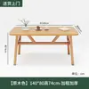 Mesa de comedor para el hogar apartamento pequeño moderna minimalista casa de alquiler uso mesa de comedor rectangular sala de estar catering combinación de mesa y silla comercial