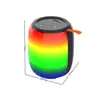 Nuevo Altavoz Bluetooth Inalámbrico Subwoofer para Uso en Casa con Luces de Atmósfera de Colores, Mini Altavoz de Escritorio con Ranura para Tarjeta para Uso en Exteriores