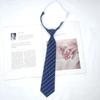 Corbata Azul Estilo Universitario jk Camisa Holgada Sin Golpes Accesorios Ropa Académica Rayada Japonesa Corbata de Lazo Mano Femenina Golpea Masculino dk