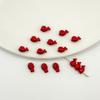 Bonitas mini cuentas de ballena de aleación horneada con forma de delfín, cuentas rectas para hacer tú mismo, joyería, bolso, llavero colgante, accesorios