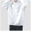 Sudadera casual de forro polar para hombre, talla grande, corte holgado, otoño/invierno 2026, adecuada para comercio electrónico transfronterizo y grandes almacenes