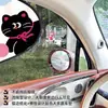 Parasol de vinilo nuevo para coche, opaco, diseño de gato de dibujos animados, adsorción electrostática, plegable para fácil almacenamiento