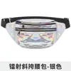 Temu Bolsas de Cintura para Mujer al Aire Libre Transfronterizas Nuevas Bolsas de Cintura Láser Transfronterizas Bolsas de Cintura de PU Bolsas Cruzadas de un Solo Hombro Multifuncionales de Colores para Mujer
